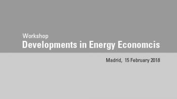 Workshop Academico: 2018 Developments in Energy Economics